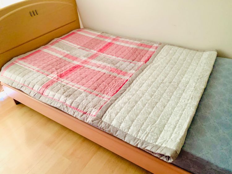 ผ้าปูรองนอน ขนาด 3.5ฟุต สีชมพูตารางลายวินเทจ (ใหม่) มือสองสภาพดี สินค้าญี่ปุ่น-เกาหลีแท้ รูปที่ 13