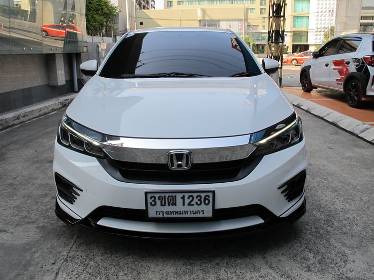 Honda City 2022 1.0 V Sedan เบนซิน ไม่ติดแก๊ส เกียร์อัตโนมัติ ขาว รูปที่ 3