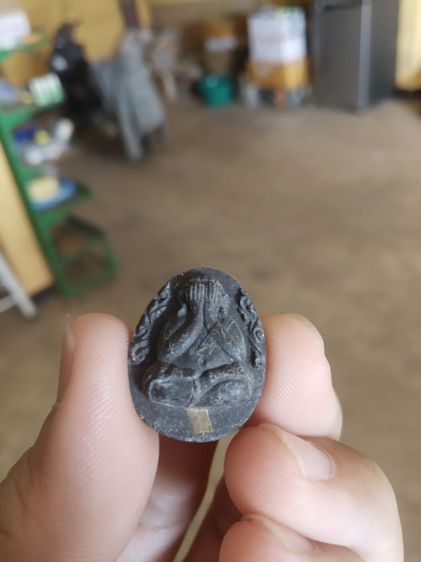 พระเนื้อว่านผสมผงใบลาน(พระปิดตาหลังยันต์ห้าพิมพ์เล็ก(พระหลวงพ่อก๊ก)(ลายกนกข้าง)(วัดสละบาป)(จังหวัดสิงห์บุรี))พระบ้านพระเครื่องรางของมงคล รูปที่ 17