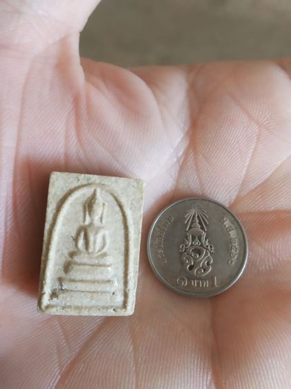 พระเนื้อผงผสมว่านพิมพ์เล็ก(พระพิมพ์พระสมเด็จหลังยันต์ไม่ทราบพระเกจิที่สร้าง(160303))พระบ้านพระเครื่องรางของมงคล รูปที่ 2