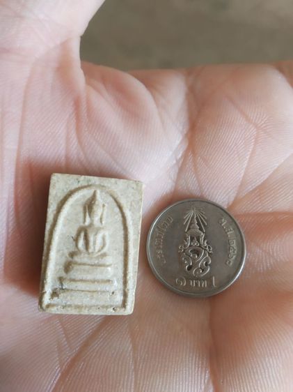 พระเนื้อผงผสมว่านพิมพ์เล็ก(พระพิมพ์พระสมเด็จหลังยันต์ไม่ทราบพระเกจิที่สร้าง(160303))พระบ้านพระเครื่องรางของมงคล รูปที่ 3