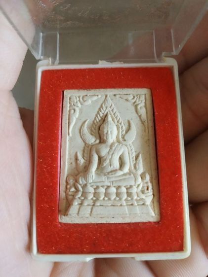 พระเนื้อว่านผสมผง(พระพิมพ์พระพุทธชินราช(วัดเขาถ้ำทะลุ)(จังหวัดราชบุรีปี2545))พระบ้านพระเครื่องรางของมงคล รูปที่ 4