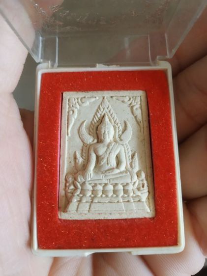 พระเนื้อว่านผสมผง(พระพิมพ์พระพุทธชินราช(วัดเขาถ้ำทะลุ)(จังหวัดราชบุรีปี2545))พระบ้านพระเครื่องรางของมงคล รูปที่ 3