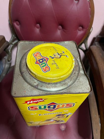 กระป๋อง ลูกอม ซูกัส โบราณA16 รูปที่ 5