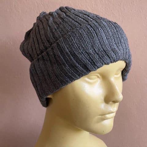 หมวกไหมพรม แบรนด์ GU สีเทา รูปที่ 2