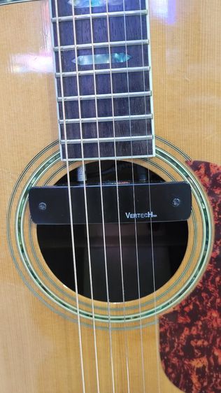 กีต้าร์โปร่งวินเทจไฟฟ้า ยี่ห้อMorris​ รุ่น W-50  Made In Japan 1970's ​พร้อมติดภาคไฟฟ้า Vertech vs-6mv พร้อมใช้ กับhardcase Vintage Japan รูปที่ 5