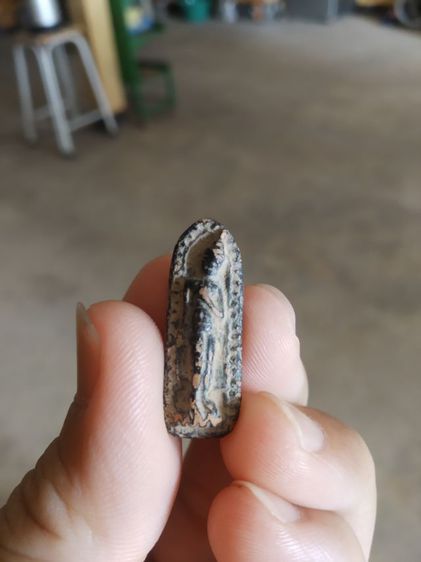 พระเนื้อดินผสมผงใบลานพิมพ์เล็ก(พระปางลีลากำแพงทุ่งเศรษฐีข้างเม็ดพระลีลากำแพงเม็ดขนุนข้างเม็ด(170311)(ไม่ทราบเกจิที่สร้าง))พระเครื่องของมงคล รูปที่ 3