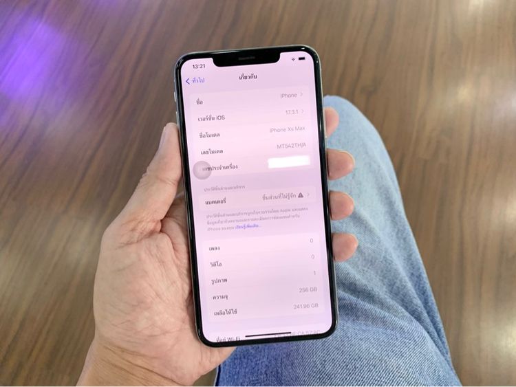 iPhone Xs Max 256gb th Silver รูปที่ 3