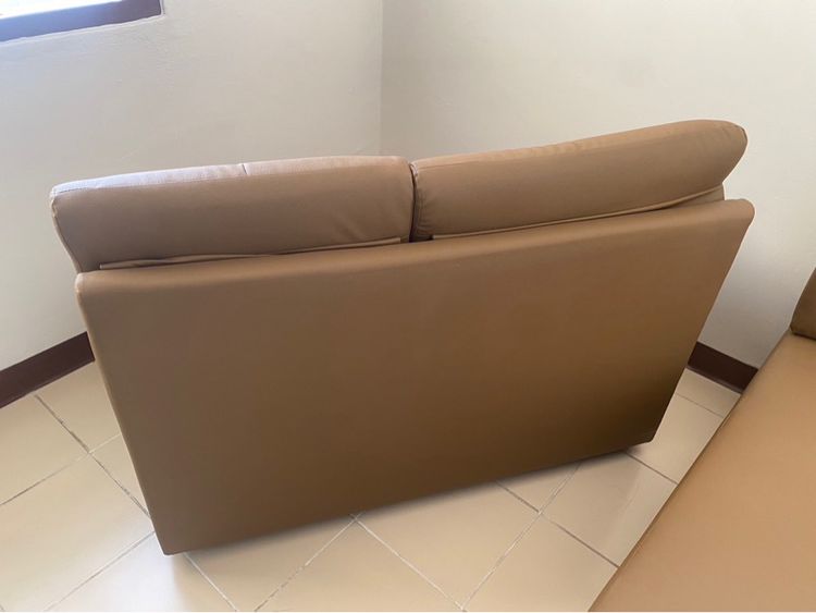 โซฟาหนัง PVC L-shape รุ่นเจย์ - สีน้ำตาล ของ INDEX LIVING MALL รูปที่ 3