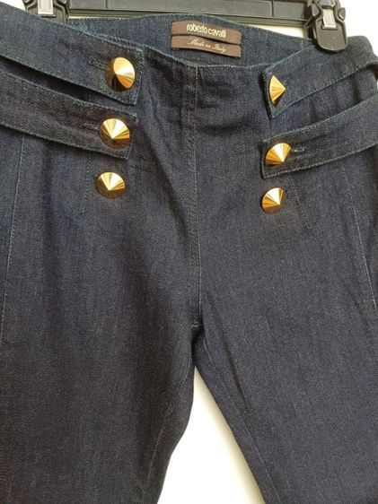 Roberto Cavalli Women Jeans 
Made in Italy 🇮🇹 ติดไซส์ 40
เอวต่ำ ของใหม่  รูปที่ 14