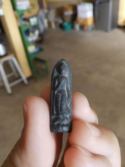 พระเนื้อว่านผสมผงใบลาน(พระปางลีลากำแพงทุ่งเศรษฐี(พระปางลีลากำแพงลิ้นเป็ด)(ไม่ทราบพระเกจิที่สร้าง))พระบ้านพระเครื่องรางของมงคล รูปที่ 9