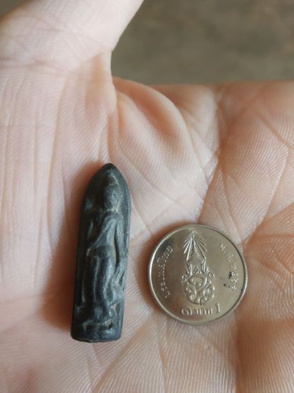 พระเนื้อว่านผสมผงใบลาน(พระปางลีลากำแพงทุ่งเศรษฐี(พระปางลีลากำแพงลิ้นเป็ด)(ไม่ทราบพระเกจิที่สร้าง))พระบ้านพระเครื่องรางของมงคล รูปที่ 2