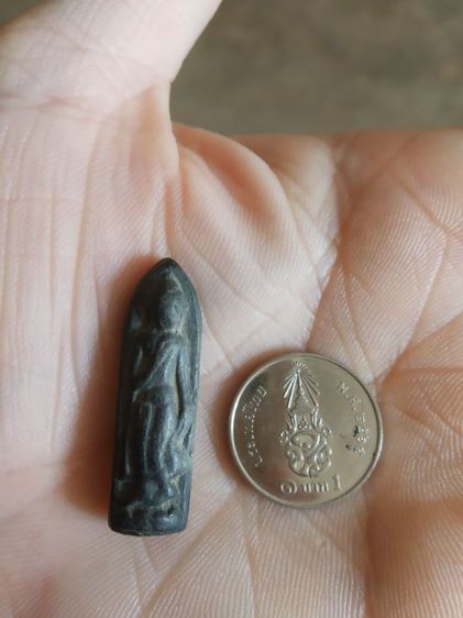 พระเนื้อว่านผสมผงใบลาน(พระปางลีลากำแพงทุ่งเศรษฐี(พระปางลีลากำแพงลิ้นเป็ด)(ไม่ทราบพระเกจิที่สร้าง))พระบ้านพระเครื่องรางของมงคล รูปที่ 5