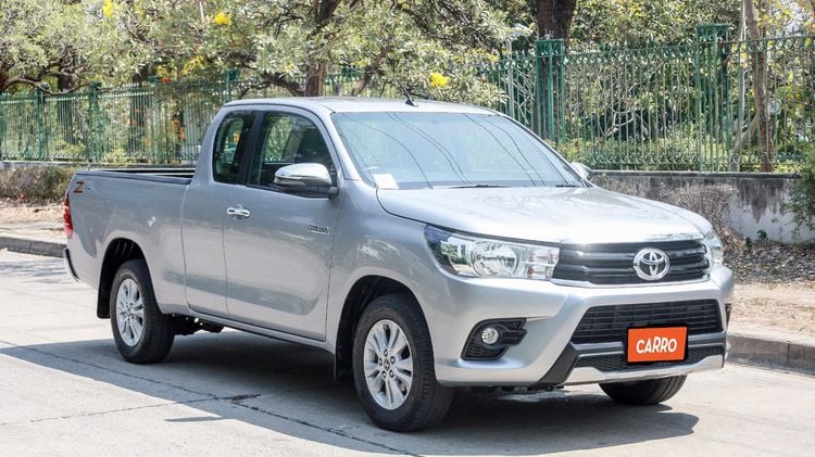 Toyota Hilux Revo 2018 2.4 G Pickup ดีเซล ไม่ติดแก๊ส เกียร์ธรรมดา เทา รูปที่ 1
