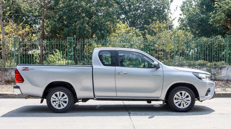 Toyota Hilux Revo 2018 2.4 G Pickup ดีเซล ไม่ติดแก๊ส เกียร์ธรรมดา เทา รูปที่ 4
