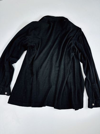 เสื้อเชิ้ต Yves Saint Lauren อก38ไหล่17.5ยาว27 สีดำ ผ้าคอตตอนผสมโพลี สภาพสวย ไม่ขาด ใส่หล่อมาก  รูปที่ 7