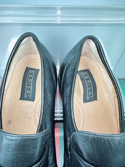 รองเท้าหนังแท้ Barisal Sz.12us46eu30cm สีดำ ทรงสวม พื้นเย็บ สภาพสวยงาม ไม่ขาดซ่อม ใส่เรียนทำงานได้ รูปที่ 12
