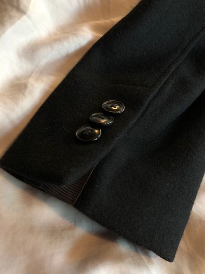 Coat Zara Men Wool-black size M รูปที่ 6