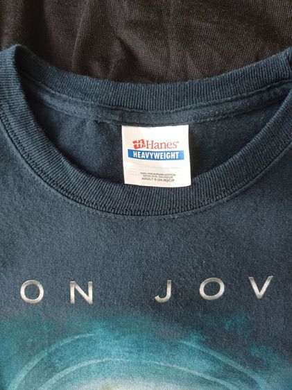 Bon Jovi Vintage 2010-2011 
T-shirt Size S (34-36) สีกรมท่า
Made in El Salvador 🇸🇻 
 รูปที่ 5
