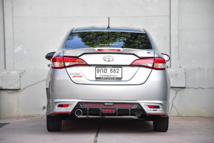 Toyota Yaris ATIV 2020 1.2 Mid Sedan เบนซิน ไม่ติดแก๊ส เกียร์อัตโนมัติ บรอนซ์เงิน รูปที่ 4