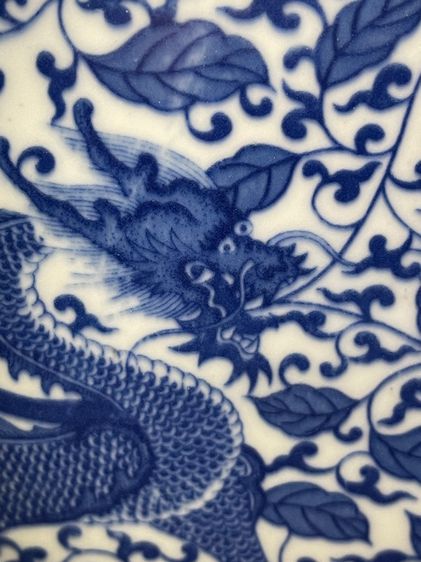 กระถาง ลายคราม ลายกิเลน สะสม รูปที่ 8