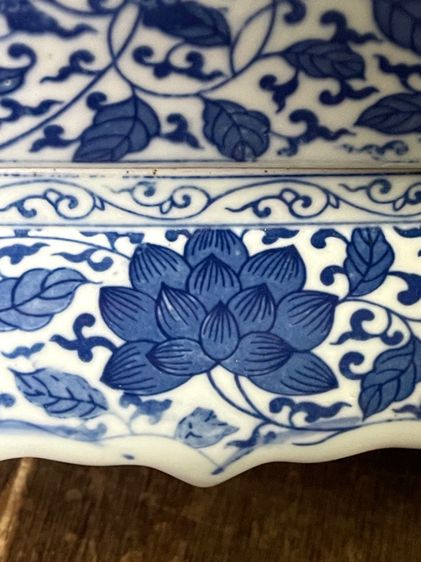 กระถาง ลายคราม ลายกิเลน สะสม รูปที่ 10