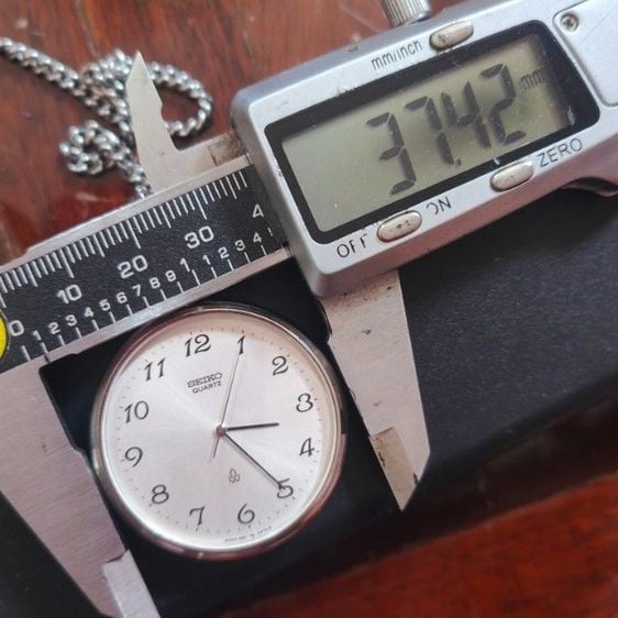 นาฬิกาพก Seiko Pocket Watch ระบบถ่าน มือสอง สภาพสวย รูปที่ 7