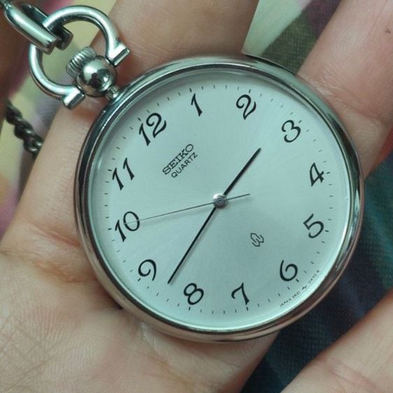นาฬิกาพก Seiko Pocket Watch ระบบถ่าน มือสอง สภาพสวย รูปที่ 2