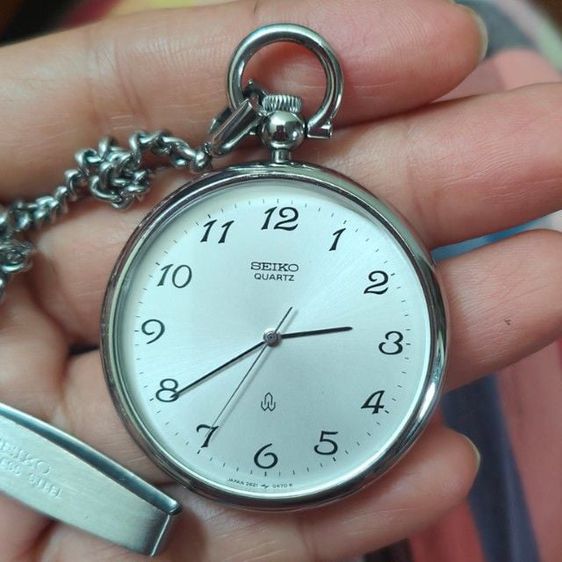นาฬิกาพก Seiko Pocket Watch ระบบถ่าน มือสอง สภาพสวย รูปที่ 1