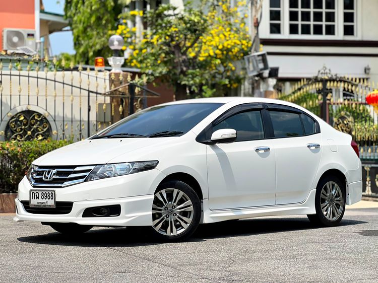 Honda City 2012 1.5 Sv i-VTEC Sedan เบนซิน ไม่ติดแก๊ส เกียร์อัตโนมัติ ขาว รูปที่ 3
