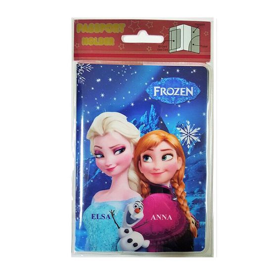 ✅ ขายดี ปกหนังสือเดินทาง ลายการ์ตูน Frozen Elsa Anna รูปที่ 4