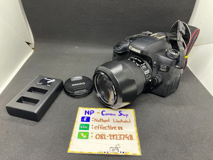 กล้อง DSLR กันน้ำ Canon 760D WiFi จอสัมผัส สภาพดี สวยๆ ใหม่ๆ