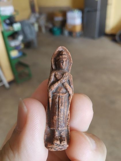 พระเนื้อดิน(พระรูปลอยพระปางรำพึง(ไม่ทราบพระเกจิที่สร้างปี2552))พระบ้านพระเครื่องรางของมงคล รูปที่ 3