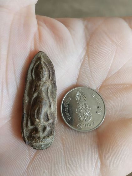 พระเนื้อดิน(พระปางลีลากำแพงทุ่งเศรษฐี(พระปางลีลากำแพงเม็ดขนุน)(180380)(ไม่ทราบพระเกจิที่สร้าง))พระบ้านพระเครื่องรางของมงคล รูปที่ 3