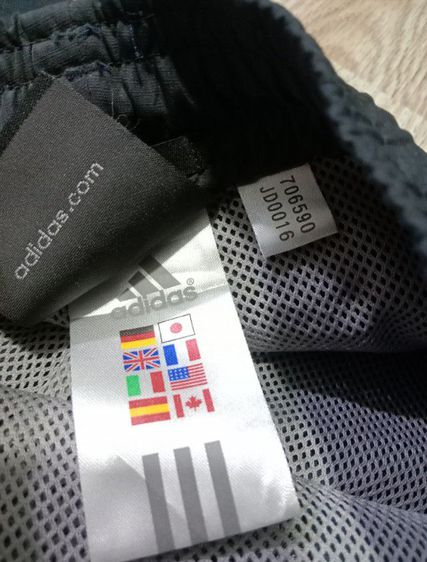 กางเกงผ้าร่ม adidas มือสอง เอว: 31-38" made in japan สภาพดีมาก รูปที่ 7