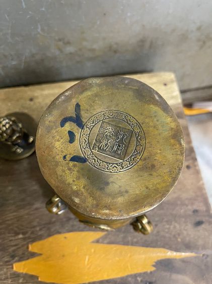 โถ หัวสิงห์ ทองเหลืองA3 รูปที่ 11