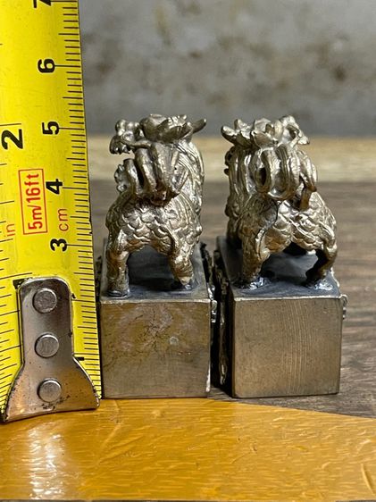 ตราประทับสิงห์ กะไหล่เงินสะสม รูปที่ 9