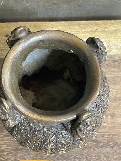 โถ กิมเซียมซู ทองเหลืองสะสมA1 รูปที่ 7