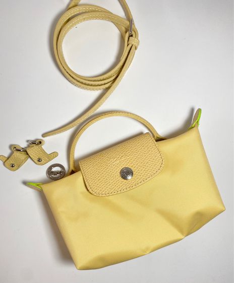 Longchamp mini สีเหลือง พร้อมสาย มือ 2 รูปที่ 5
