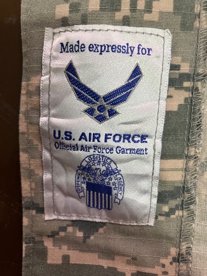 ขายเสื้อ coat man's utility air force camouflage pattern มือสอง รูปที่ 4