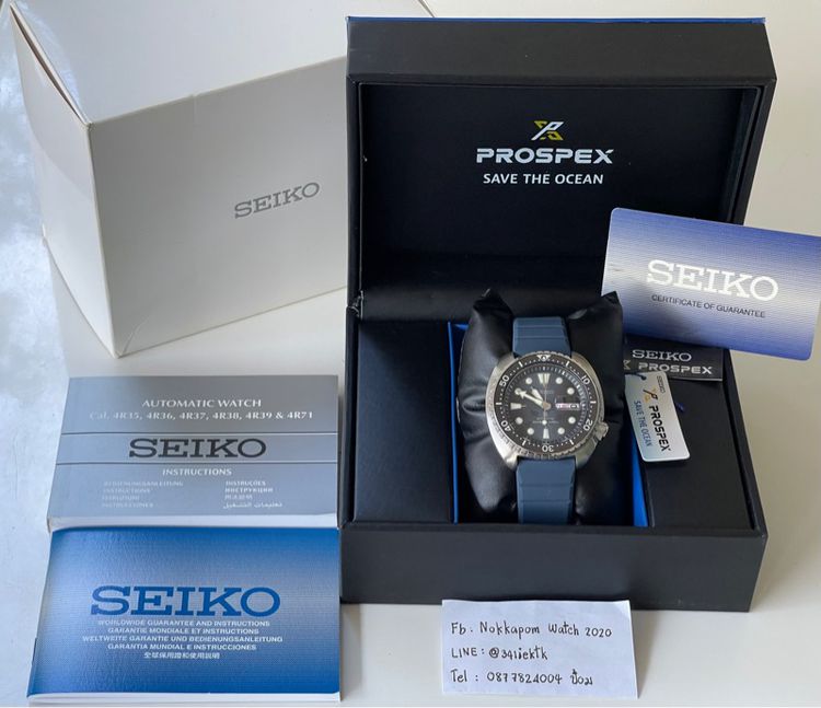 Seiko Prospex Automatic Diver's 200 m. Save The Ocean Special Edition รุ่น SRPF77K รูปที่ 2