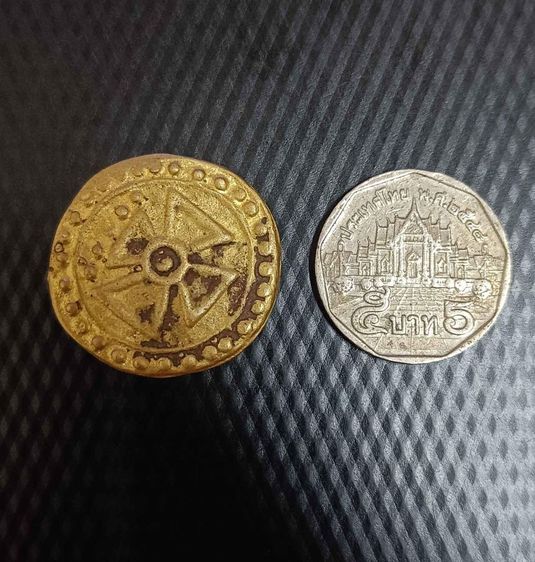 เหรียญโบราณฟูนัน สภาพสวยสมบูรณ์ เก่ามาก หายาก มีน้ำหนัก น่าสะสม รูปที่ 5