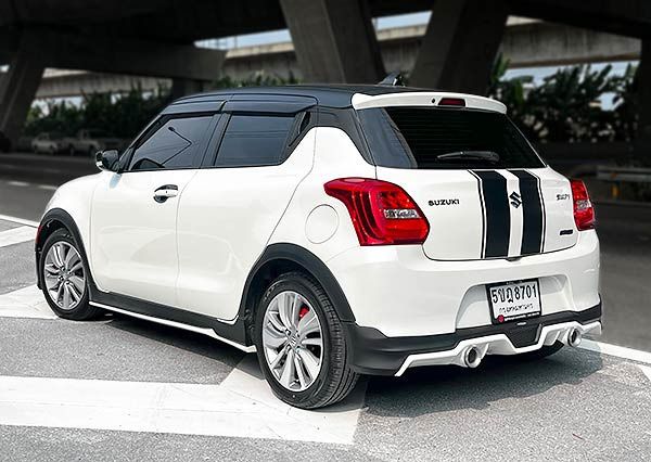 Suzuki Swift 2021 1.2 GLX Sedan เบนซิน ไม่ติดแก๊ส เกียร์อัตโนมัติ ขาว รูปที่ 4