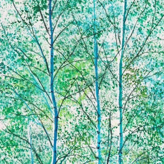 ภาพสีน้ำมัน ในฤดูร้อน Summer 
สีน้ำมันบนผ้า สวย สะท้อน ป่าในทวีปยุโรปได้อย่างลงตัว  ทุกอย่างเขียวชอุ่ม ไปหมด บรรจุในกรอบไม้แท้ครับ🌳 รูปที่ 6