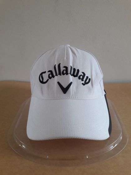 หมวกและหมวกแก๊ป หมวก Callaway แท้ สีขาว detail ตาราง