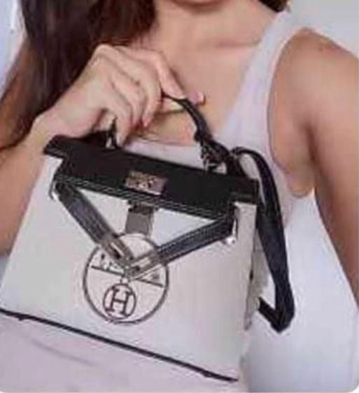 กระเป๋า Hermes ทำจากถุงผ้า Hermes แท้ รูปที่ 7