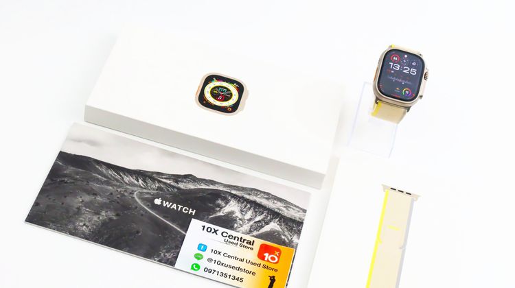 Apple Watch Ultra 1 GPS + Cellular 49mm นาฬิกาที่อึด ที่สุดของ Apple ดีไซส์หล่อเหล่า สุขภาพ 99 ประกันยังเหลือ - ID24030060