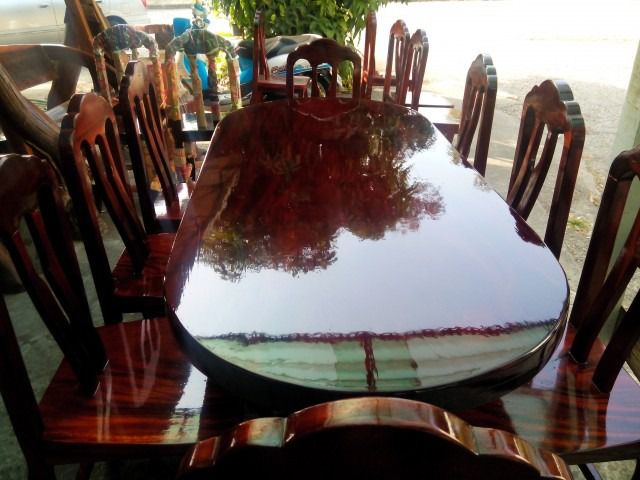 โต๊ะไม้  โต๊ะอาหาร   ไม้แผ่นเดียว  รูปที่ 13