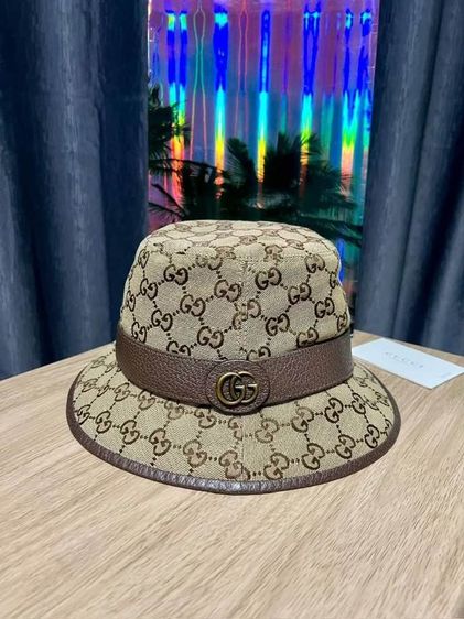 หมวกและหมวกแก๊ป Gucci Bucket Hat Size S ขนาด 57 Cm
