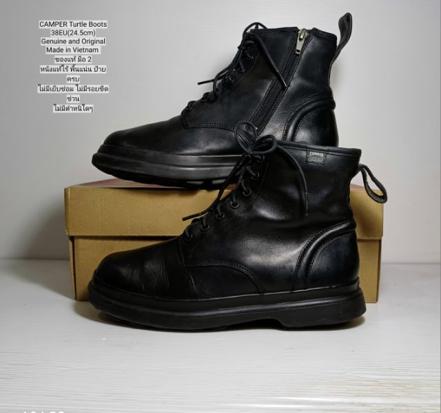 CAMPER Boots for Women 38EU(24.5cm) ของแท้ มือ 2 สภาพเยี่ยม, รองเท้าบู้ท CAMPER หนังแท้ พื้นแน่น ป้ายโลโก้ครบ น้ำหนักเบาพิเศษ ไม่มีตำหนิใดๆ รูปที่ 16